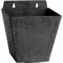 Ella Wall Planter 5.5″ – Artstone Black